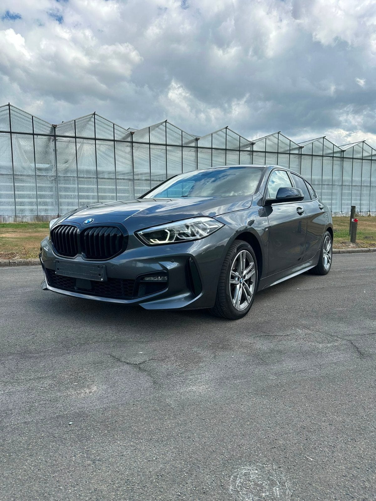Bmw 118d M- pakket 150 pk Automaat Navi-pdc-AC, 1 Reeks, 4 cilinders, Leder en Stof, 5 deurs