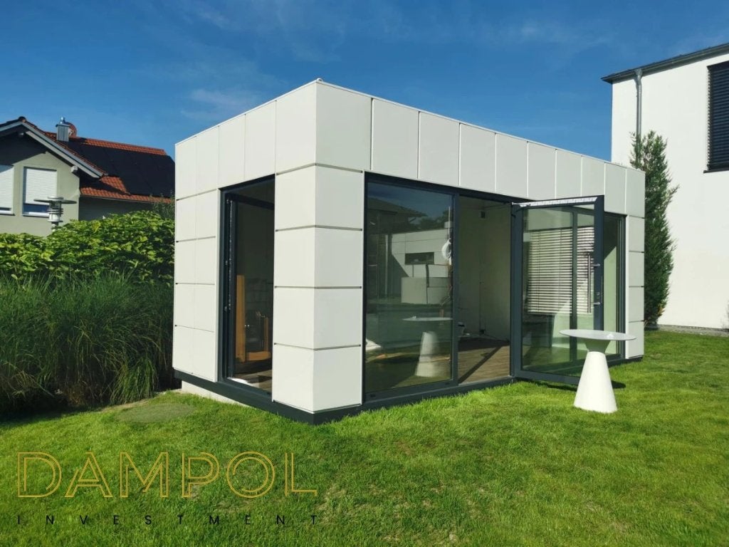 Bureau/Salle de gym/Abris de jardin avec clim extra  6x3 m, Enlèvement, 500 cm ou plus, Autres matériaux, Neuf
