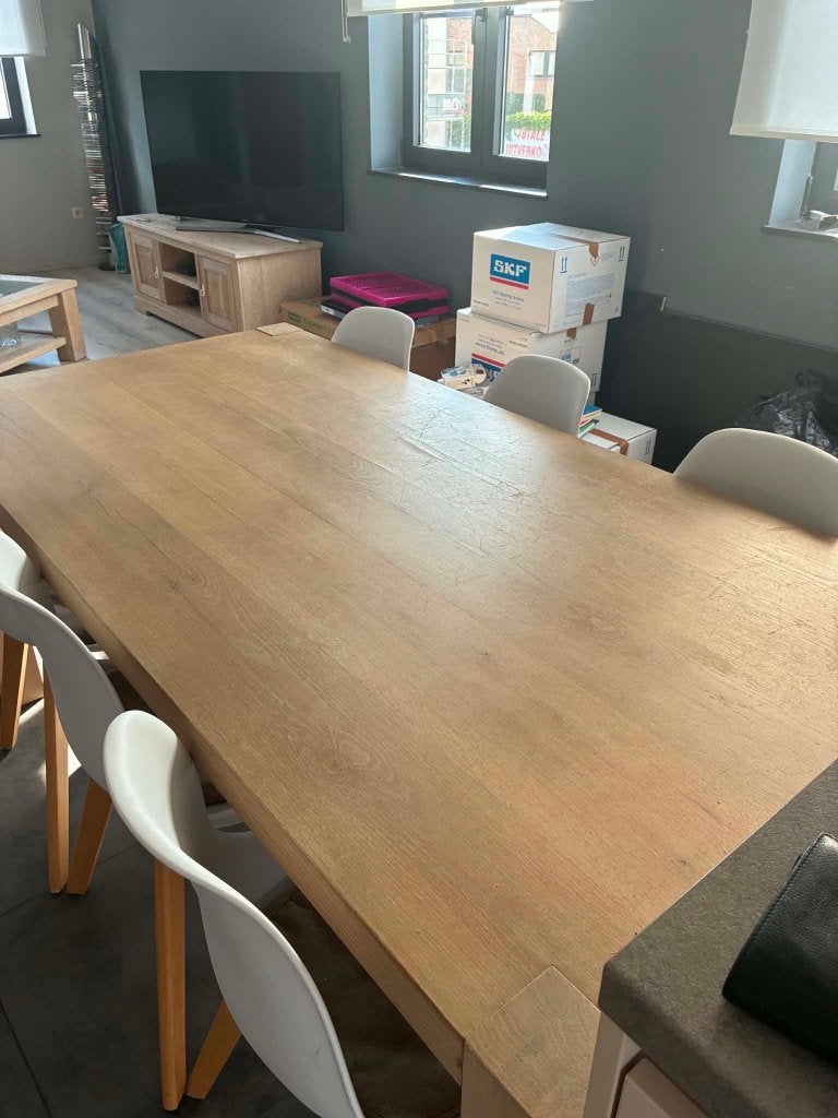 eettafel met stoelen, 150 à 200 cm, Cinq personnes ou plus, 150 à 200 cm, Enlèvement