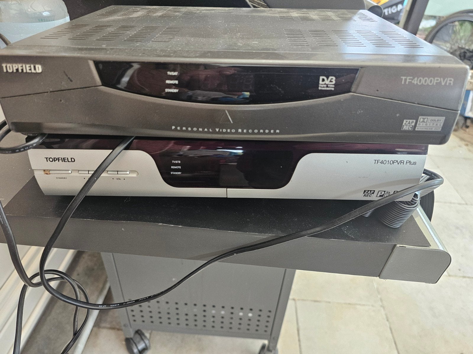 Topfield tf4010pvr plus en de topfield tf4000pvr, Audio, Tv en Foto, Schotelantennes, Ophalen of Verzenden, Gebruikt, (Schotel)antenne-accessoires