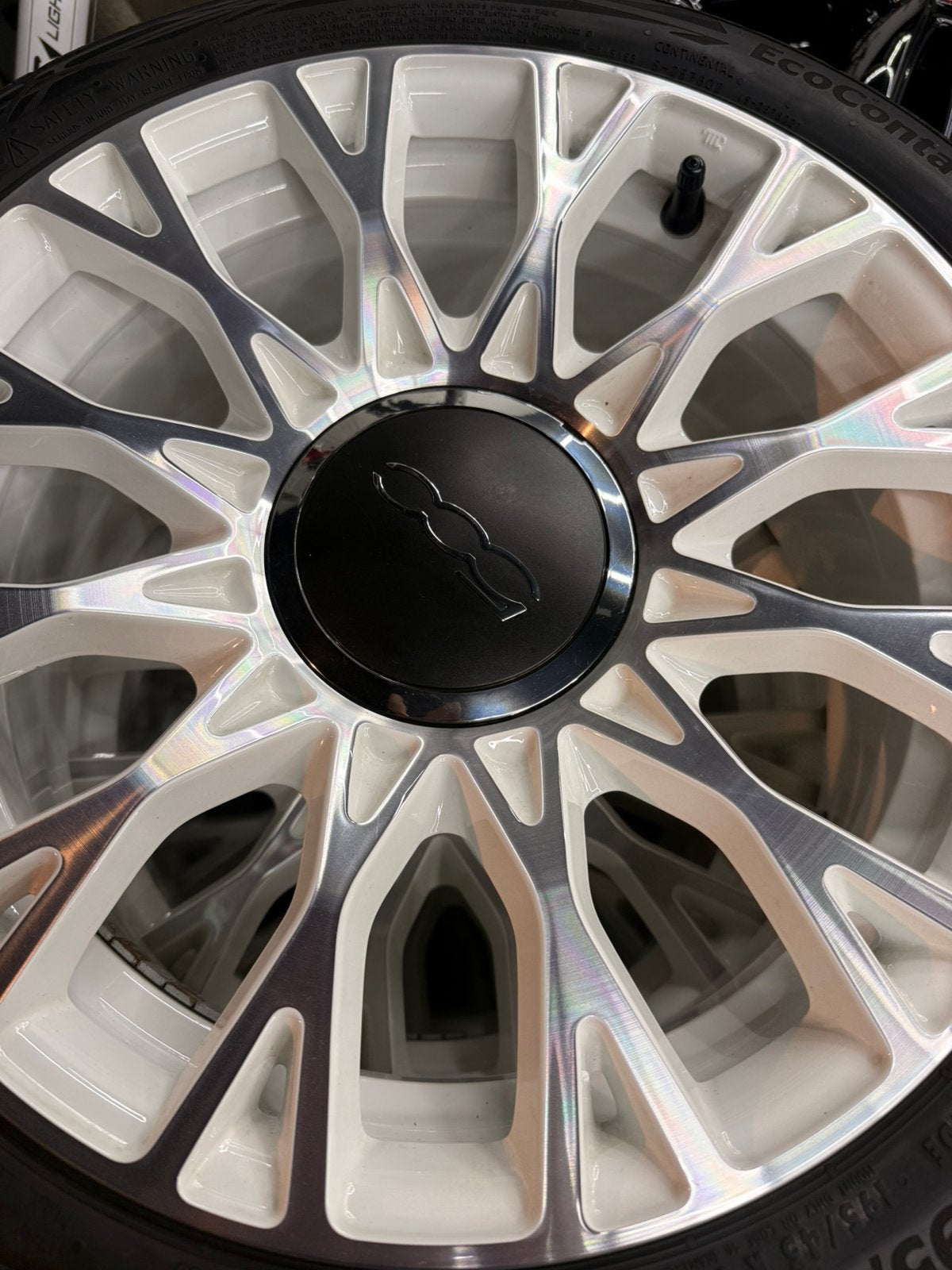 Originele fiat 500 velgen set 16 inch,, Auto-onderdelen, Ophalen, Velg(en), 16 inch, Zomerbanden
