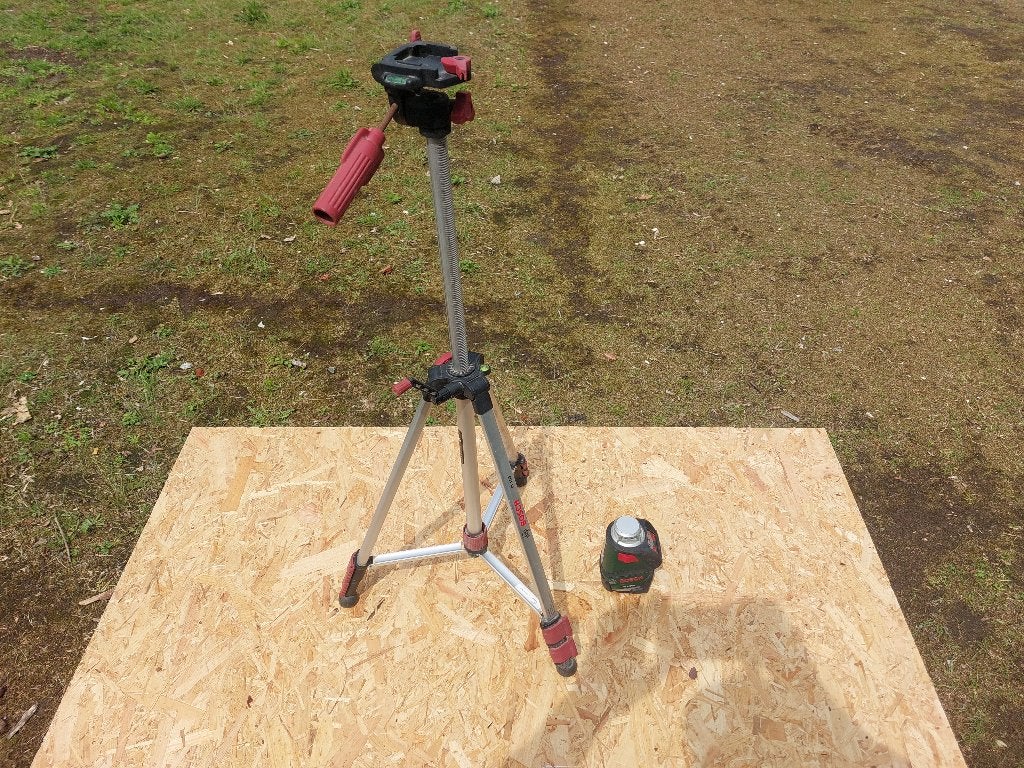 Bosch PLL 360 laser incl statief, Doe-het-zelf en Bouw, Meetapparatuur, Ophalen of Verzenden, Zo goed als nieuw