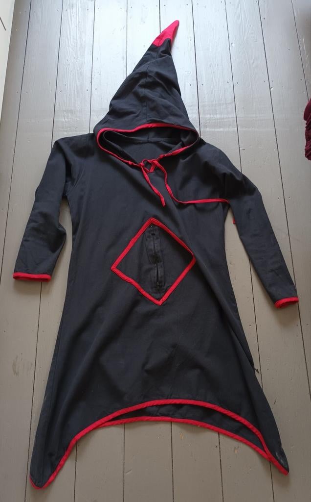 Vetements, Zwart, Poncho, Gedragen, Ophalen