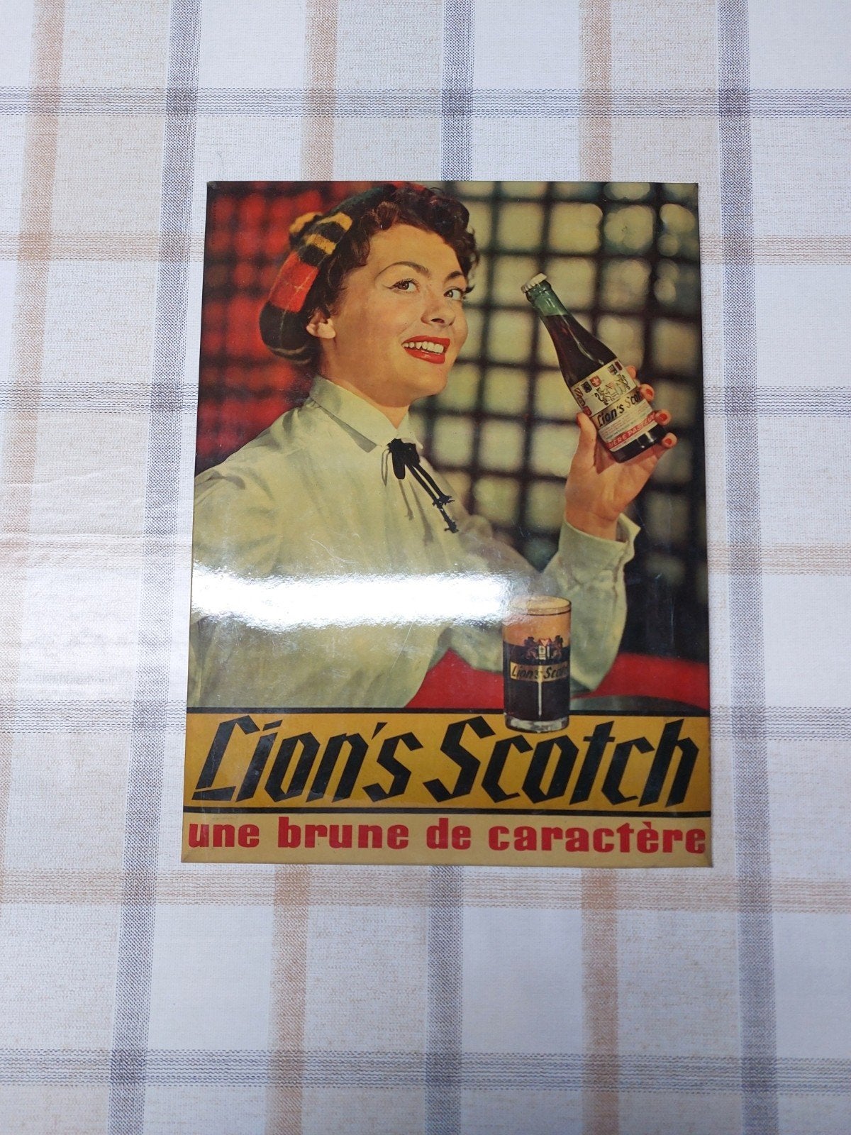 Reclamebord brouwerij Lion, Enlèvement ou Envoi, Panneau publicitaire