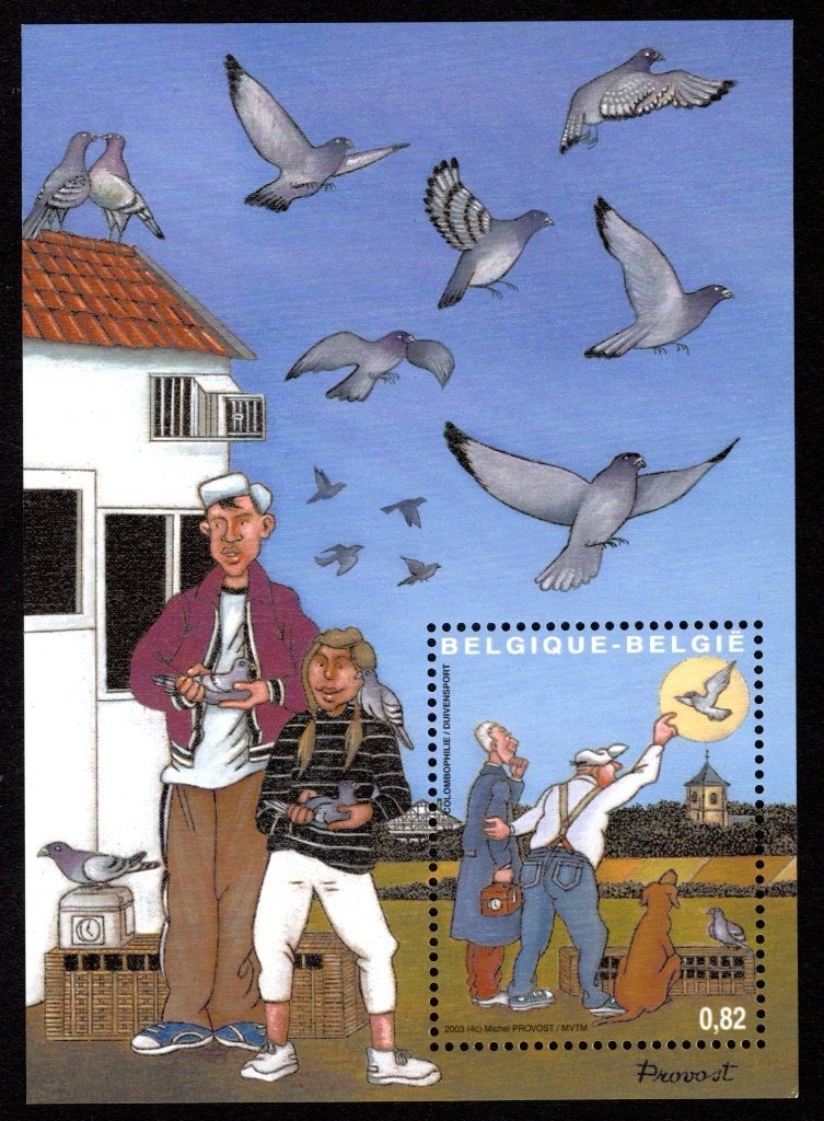 BL102 MNH** 2003 - Duivensport, Postzegels en Munten, Postzegels | Europa | België, Verzenden, Postfris, Postfris