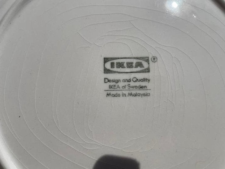 Gezocht : servies Ikea Klenod wit met blauw fijn bloemetje, Huis en Inrichting, Ophalen, IKEA, Bord(en)