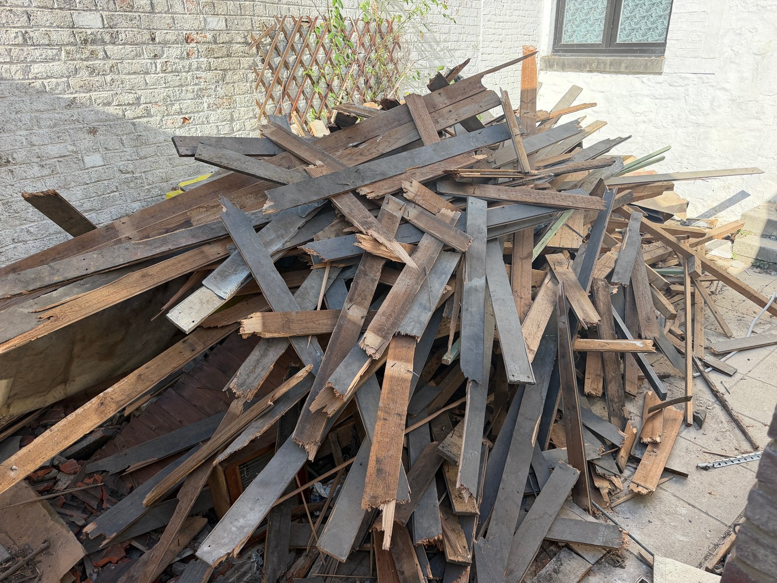 Bois a donner pour chauffage, Jardin & Terrasse, Enlèvement
