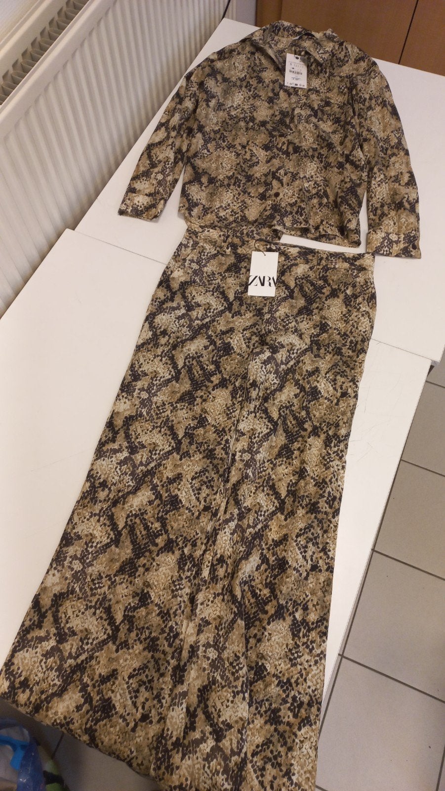 Ensemble chemisier S  pantalon M Zara neuf