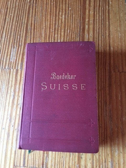 Baedeker La Suisse 1901 ( Zwitserland), Ophalen of Verzenden
