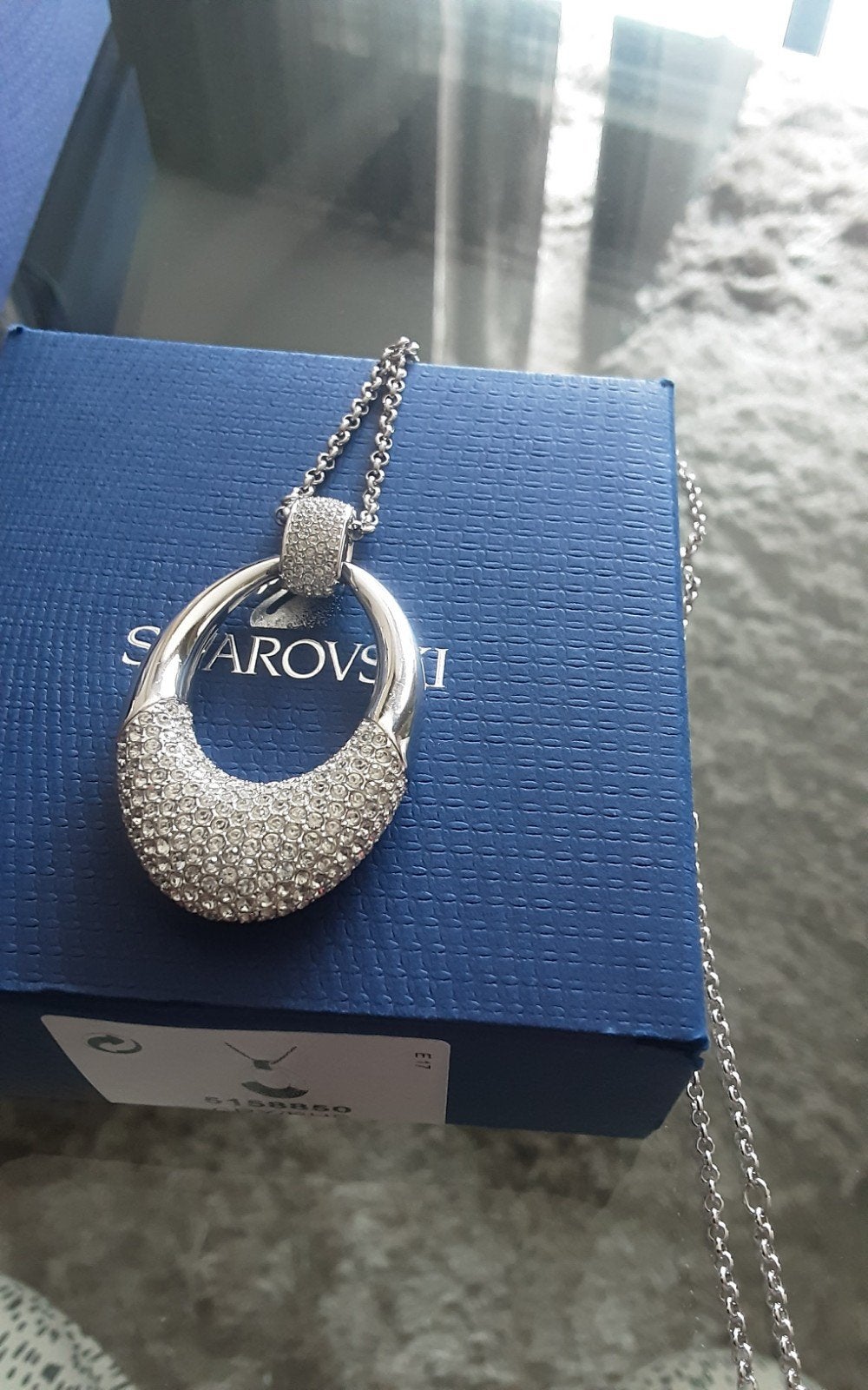 Swarovski hanger, art. 5158850, Ophalen of Verzenden, Zo goed als nieuw, Zilver