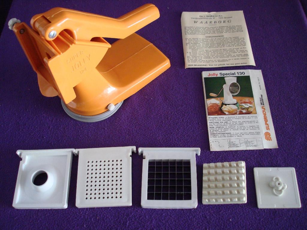 Super Jolly 124 snijmachine voor frieten en groenten., Ophalen of Verzenden, Zo goed als nieuw, Overige materialen, Overige typen