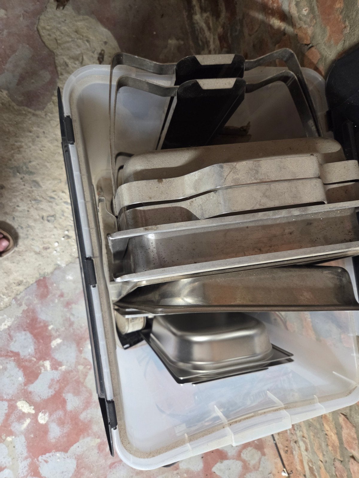 bain marie, Enlèvement, Utilisé