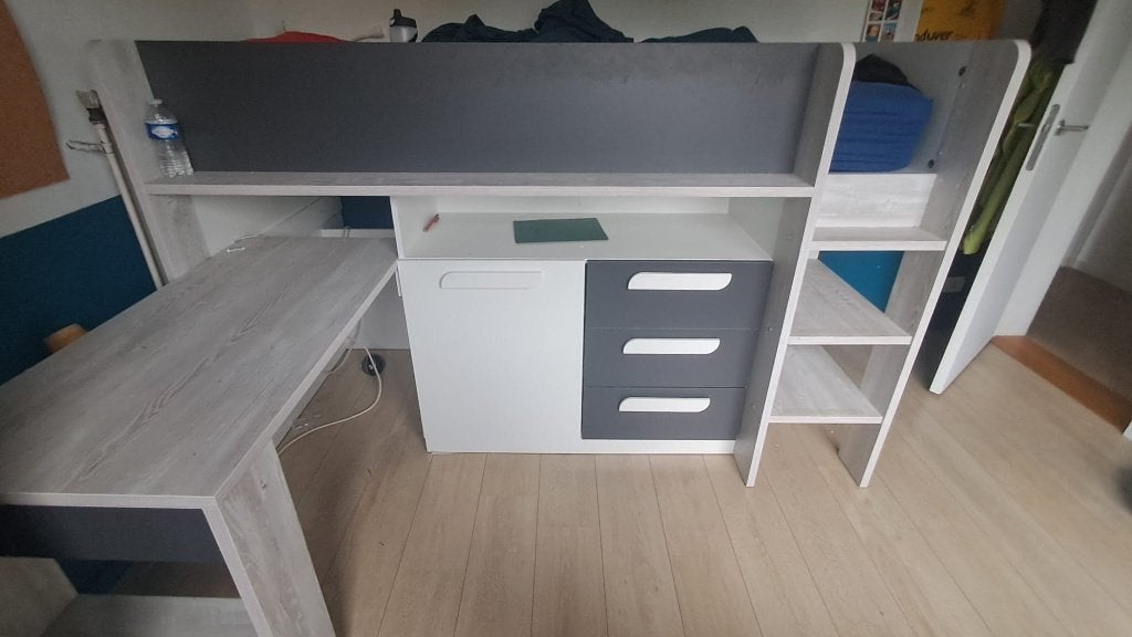 Hoogslaper Richter Young Design Yolo, Ophalen, Gebruikt, 90 cm, Eenpersoons