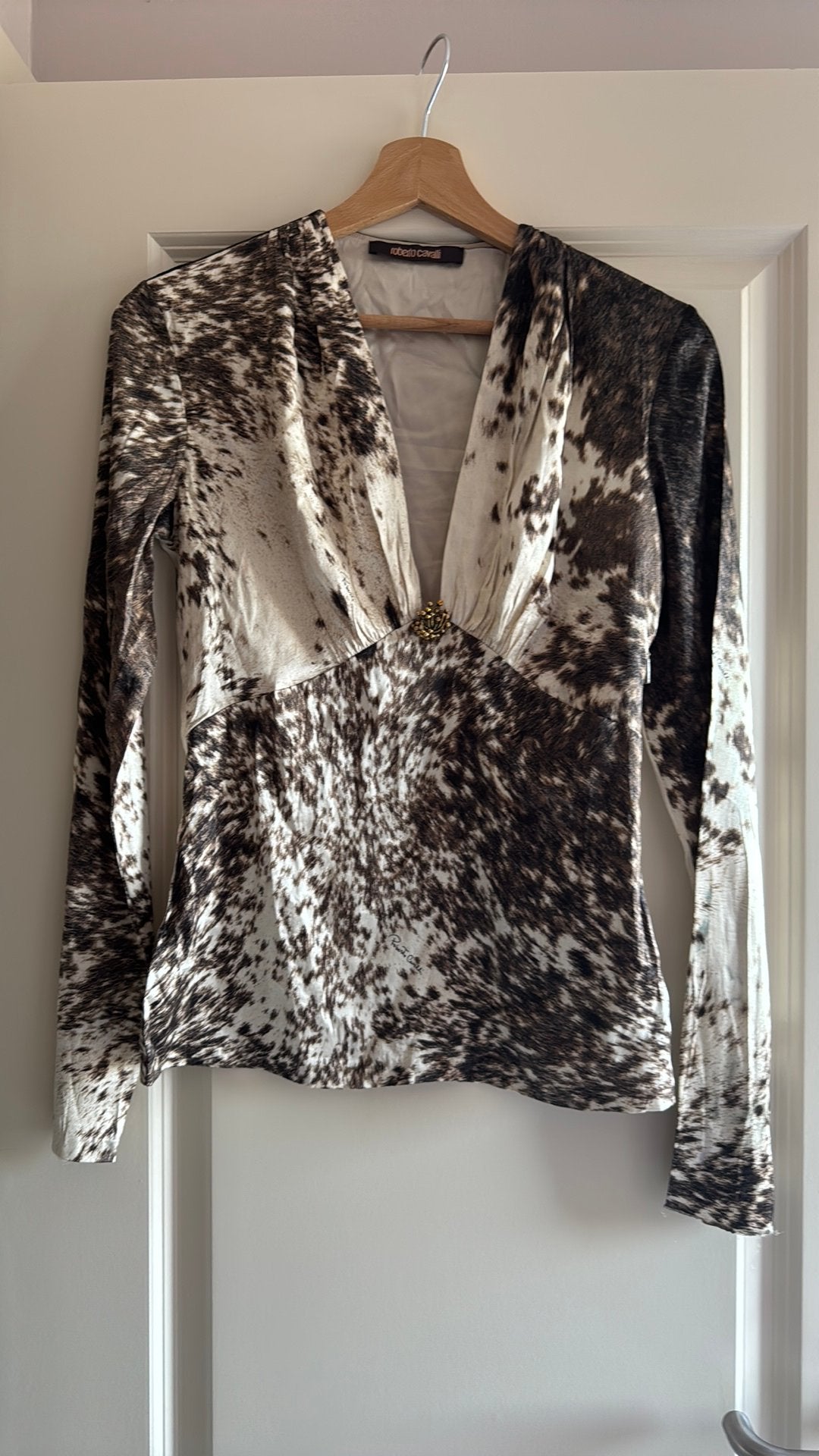 Parti d'urgence : Roberto Cavalli, Enlèvement ou Envoi, Comme neuf, Taille 38/40 (M), Brun