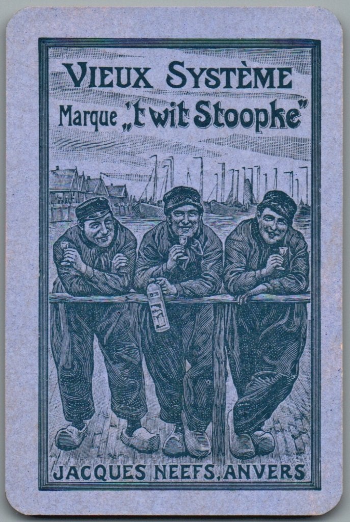 speelkaart - LK15290 - 't Wit Stoopke, Verzamelen, Verzenden, Zo goed als nieuw, Speelkaart(en)