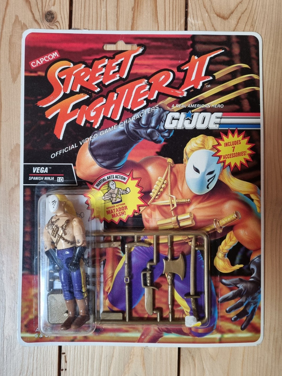 Gi Joe Gijoe Hasbro Street Fighter 2 Vega Moc, Ophalen of Verzenden