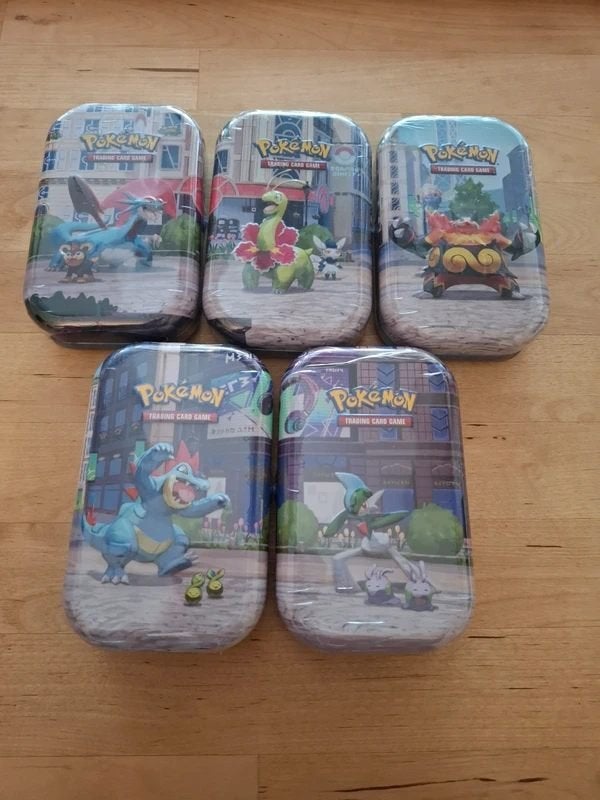Lot mini Tins Pokémon Illumis, Enlèvement ou Envoi, Neuf, Booster box, Foil