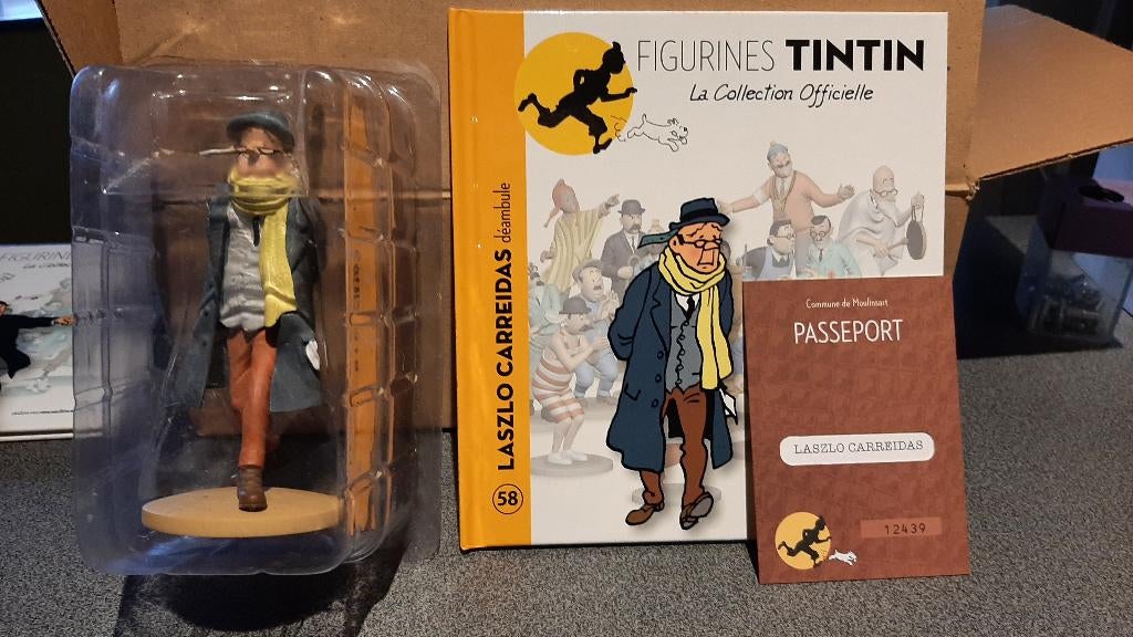 Kuifje, officieel figuur 58, in blisterverpakking, Ophalen of Verzenden, Kuifje, Nieuw, Beeldje of Figuurtje