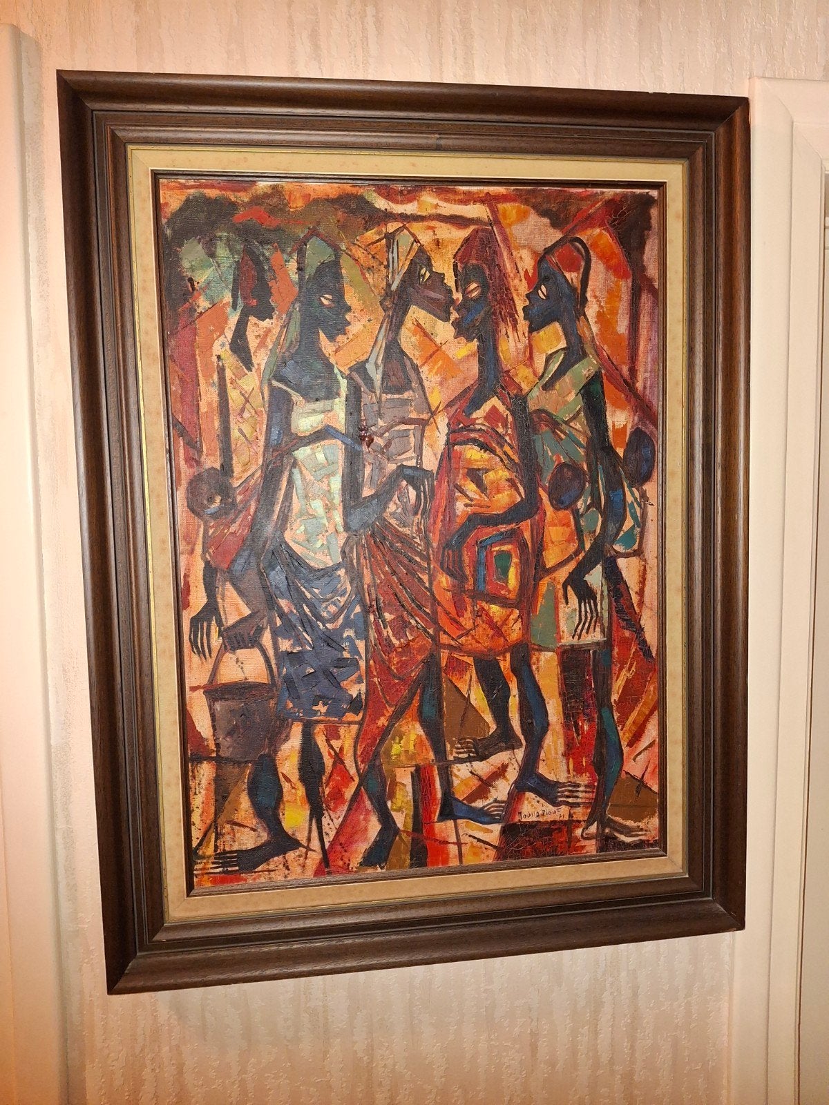Peinture de Moussa Diouf, Antiquités & Art, Enlèvement