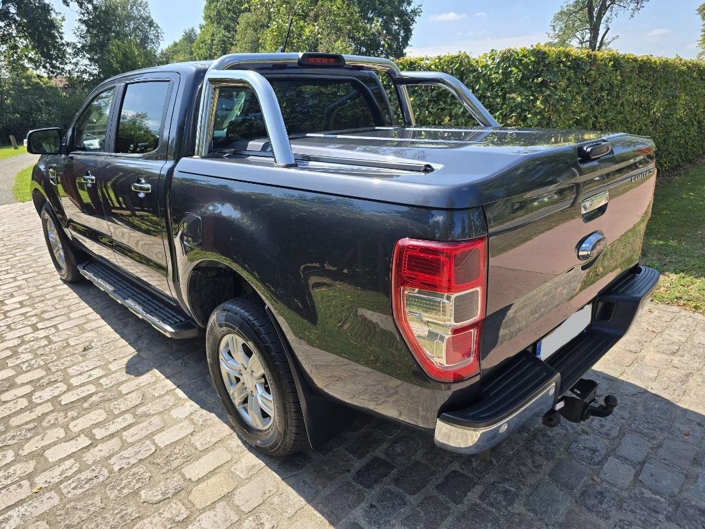 Ford Ranger 2.0 TDCi Limited dubbele cabine Automaat 170 pk, Autos, Cuir, Argent ou Gris, Achat, Entreprise