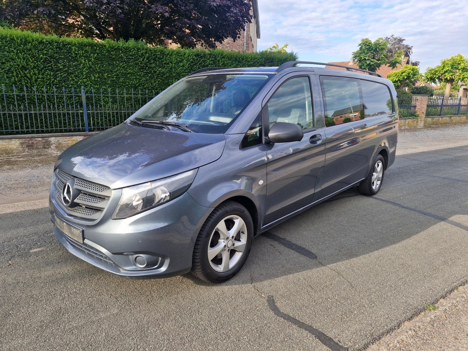 MERCO VITO 114 CDI À CABINE DOUBLE AUTOMATIQUE BJ 2016 5 PLA, Autos, Euro 5, Achat, Entreprise, Carnet d'entretien