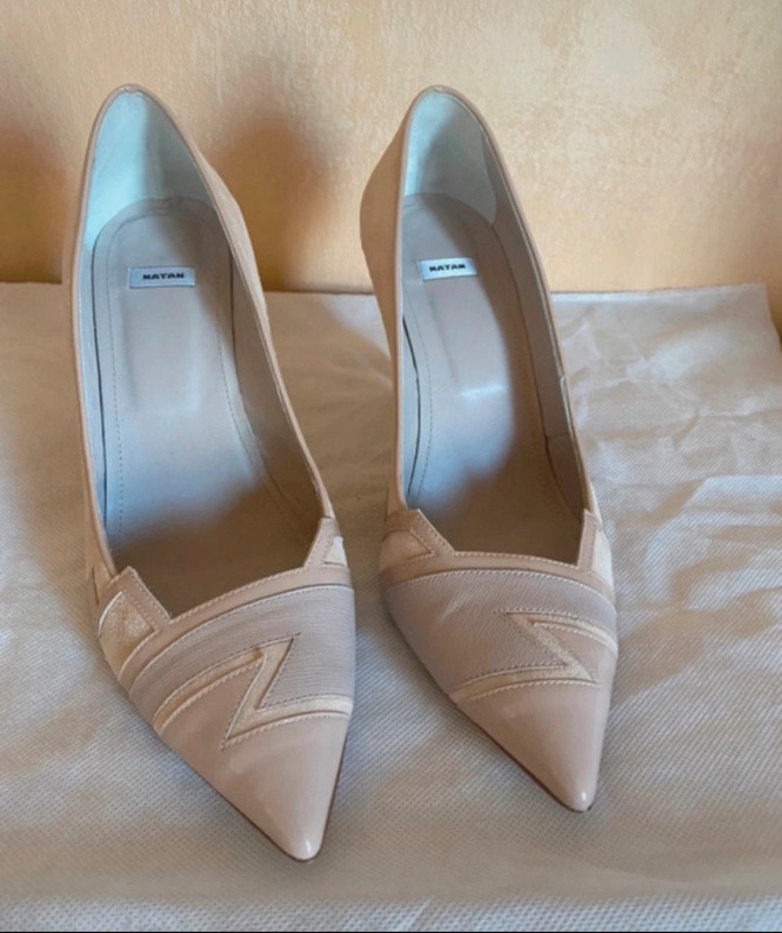 NATAN 38 pumps, Ophalen of Verzenden, Zo goed als nieuw, Beige, Pumps