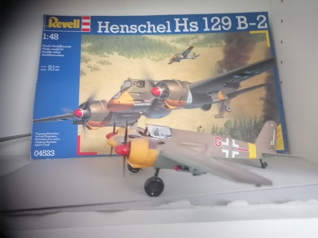 Maquette Revell 1/48 - Avion Allemand Henschel Hs 129 B-2, Hobby & Loisirs créatifs, Neuf, Plus grand que 1:72, Revell, Enlèvement