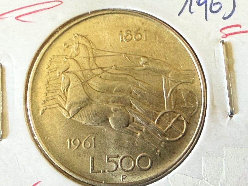 500 Lire 1965&1966&1981@1986, Verzenden, Zilver