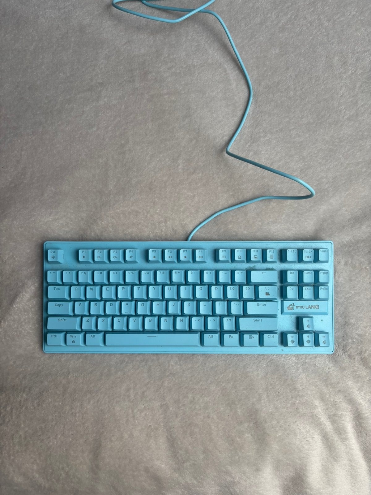 Mechanical keyboard blue switches, Computers en Software, Ophalen, Zo goed als nieuw