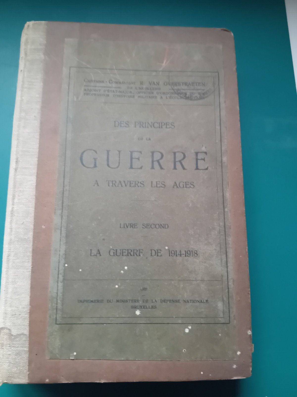 uniek militair boek 1921, Antiek en Kunst, Ophalen of Verzenden