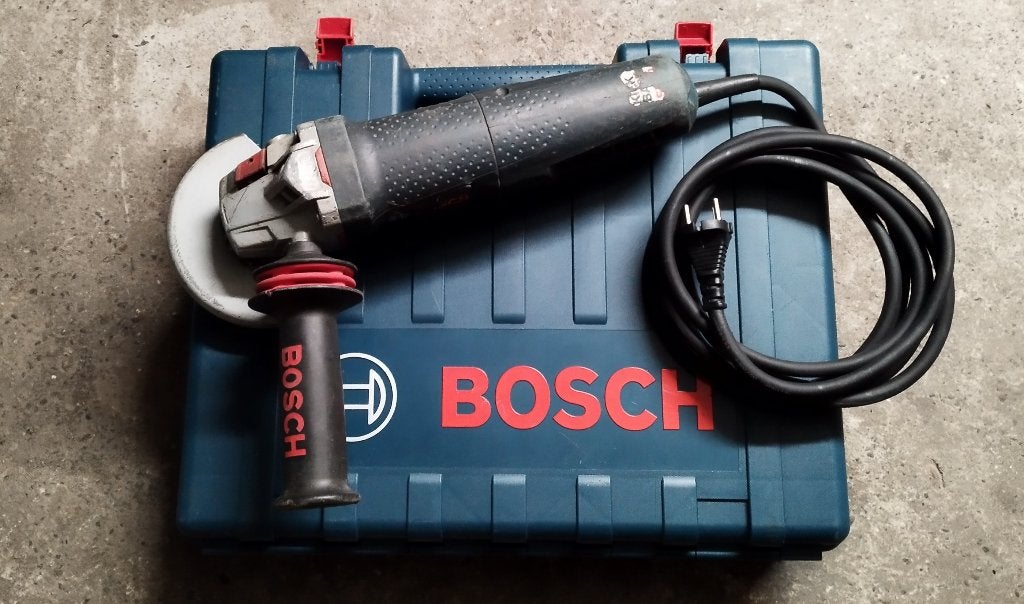 Aiguiseurs Bosch Pro 125 mm+ étui d'origine. Avec révision, Enlèvement ou Envoi, Comme neuf, 1000 watts ou plus, Meuleuse d'angle