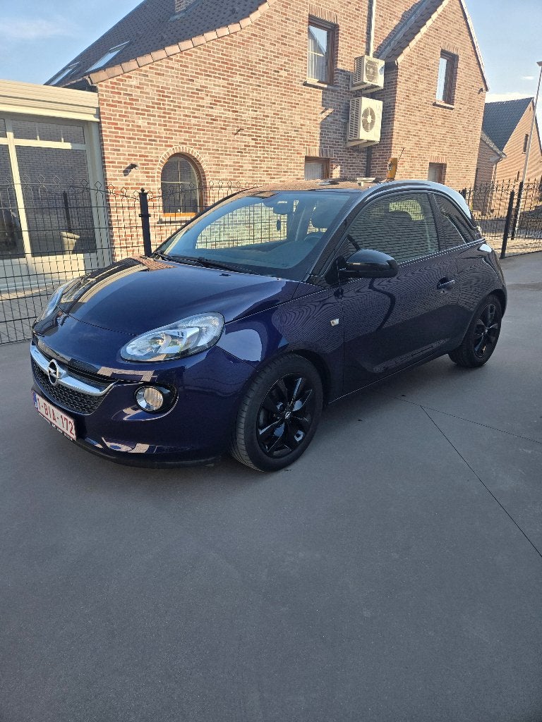 Opel Adam 2017 37.000km !!, Auto's, Opel, Voorwielaandrijving, 4 zetels, 4 cilinders, Blauw