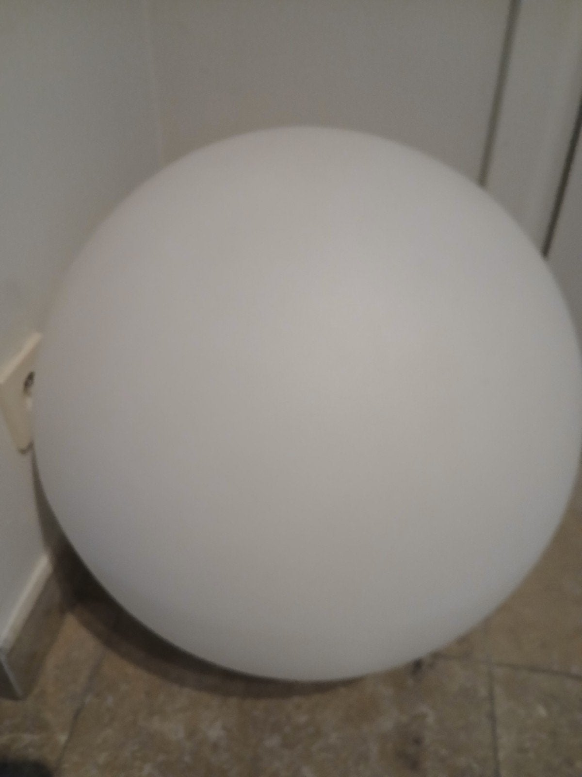 lamp omvang 145 cm hoogte  50 cm op elektriciteit, Huis en Inrichting, Ophalen, Wit, Zo goed als nieuw, Design