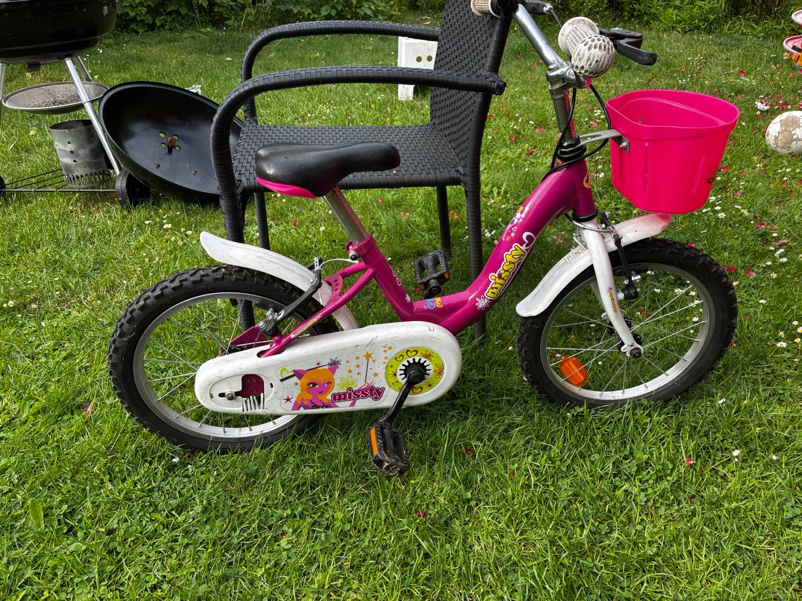 Velo pour enfant fille 16 inch, Ophalen, Gebruikt