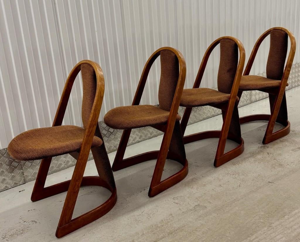 Set van 4 vintage design stoelen, Ophalen