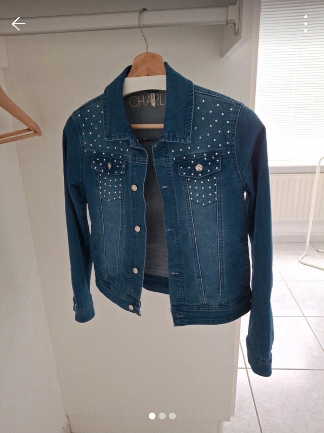 Jeansvestje Charie, Kinderen en Baby's, Kinderkleding | Maat 176, Ophalen, Jas