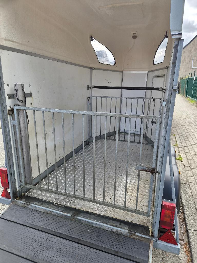 Paardentrailer Atec, Ophalen, Gebruikt, Aluminium, 1½-paards trailer