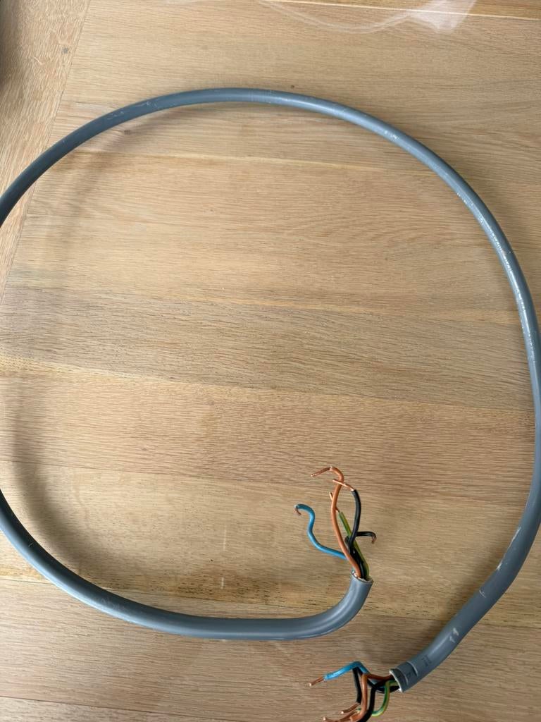 3 fasige kabel aansluiting fornuis, Doe-het-zelf en Bouw, Elektriciteit en Kabels, Ophalen, Gebruikt, Kabel of Snoer