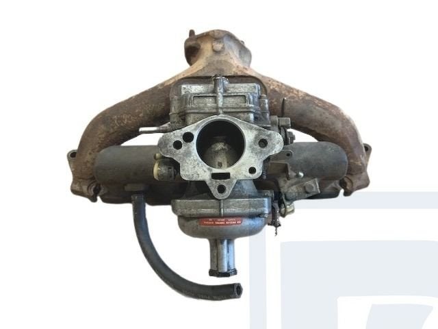 Spruitstuk met carburateur, Manifold with carburettor, Volvo, Enlèvement ou Envoi, Utilisé