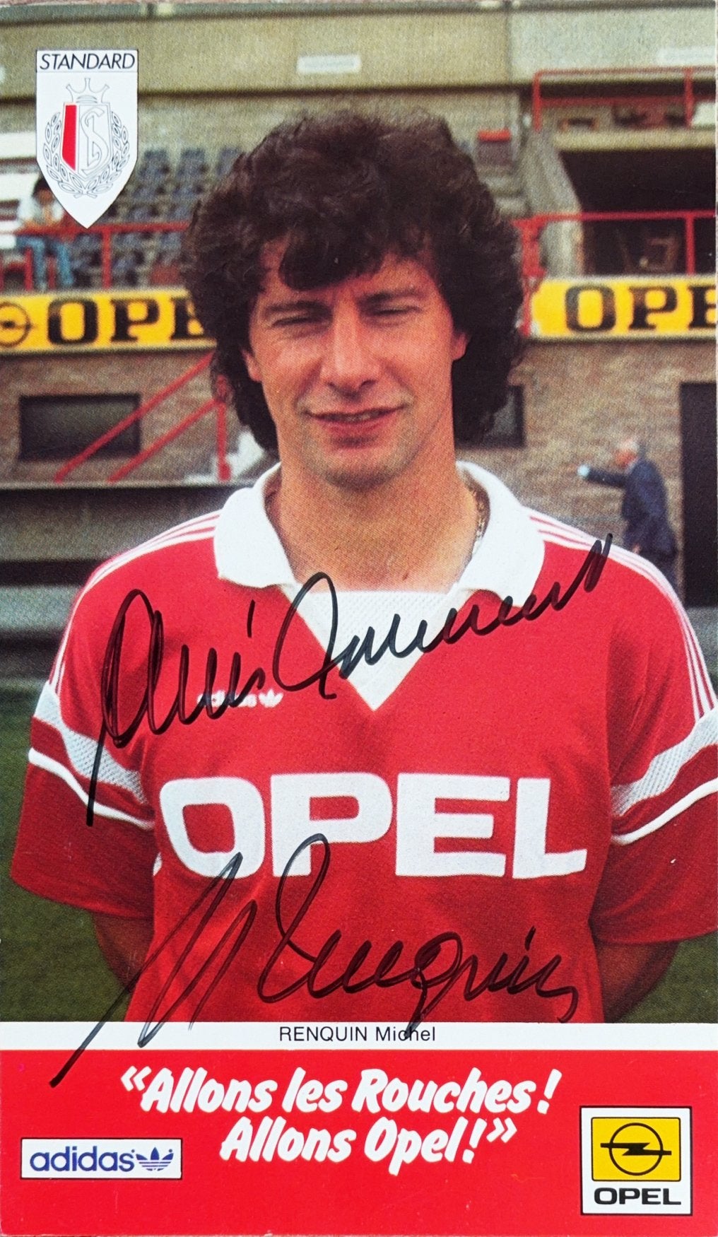 Michel Renquin -  Standard de Liège - saison 87/88, Collections, Articles de Sport & Football, Envoi, Comme neuf, Cartes de joueur
