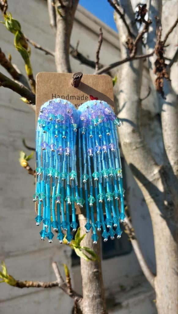 Boucles d'oreilles perlées « Avatar », Enlèvement ou Envoi, Neuf, Puces ou Clous