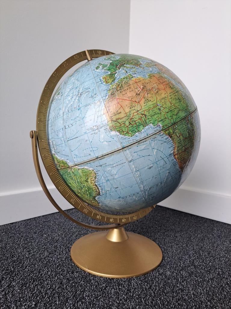 Vintage wereldbol - Scan Globe a/s Denemarken, Ophalen of Verzenden