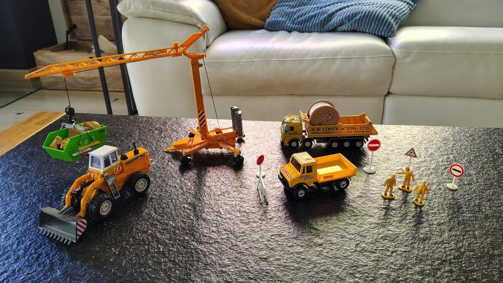 Set van kraan, vrachtwagen,tractor,..., Enlèvement