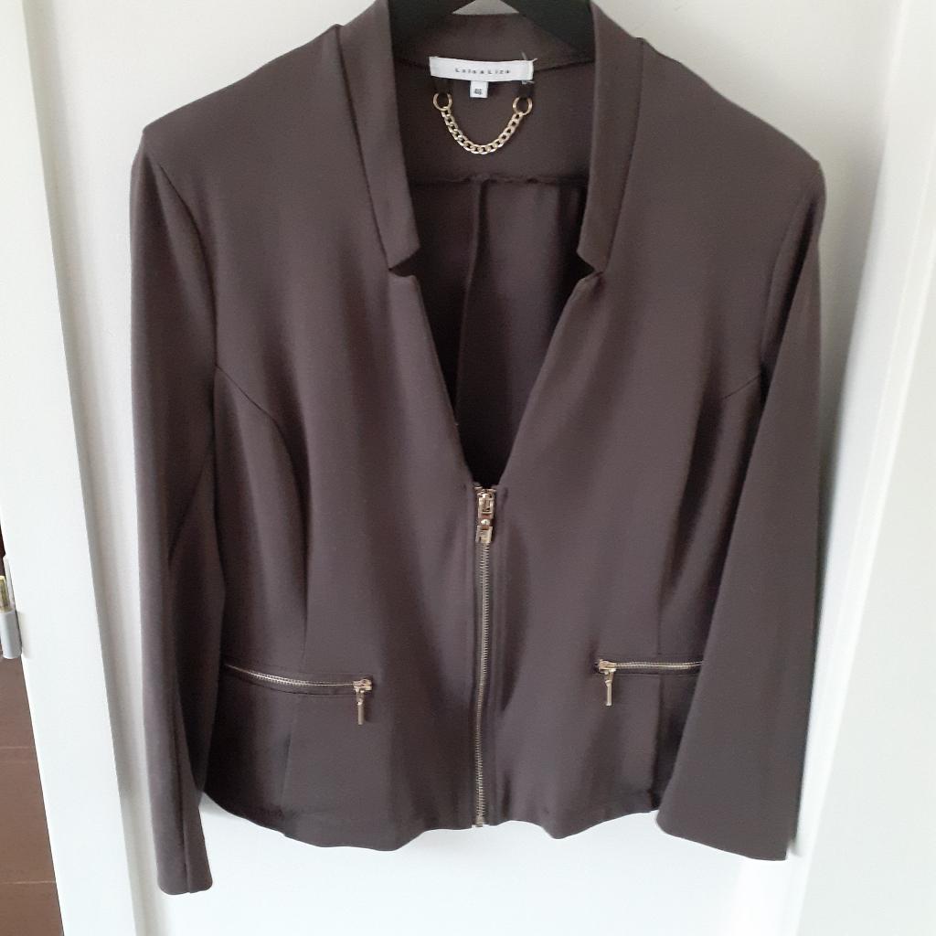 LOLA & LISA Chocoladebruine vest Maat: 46 Prijs: € 4, Vêtements | Femmes, Pulls & Gilets, Comme neuf, Taille 46/48 (XL) ou plus grande