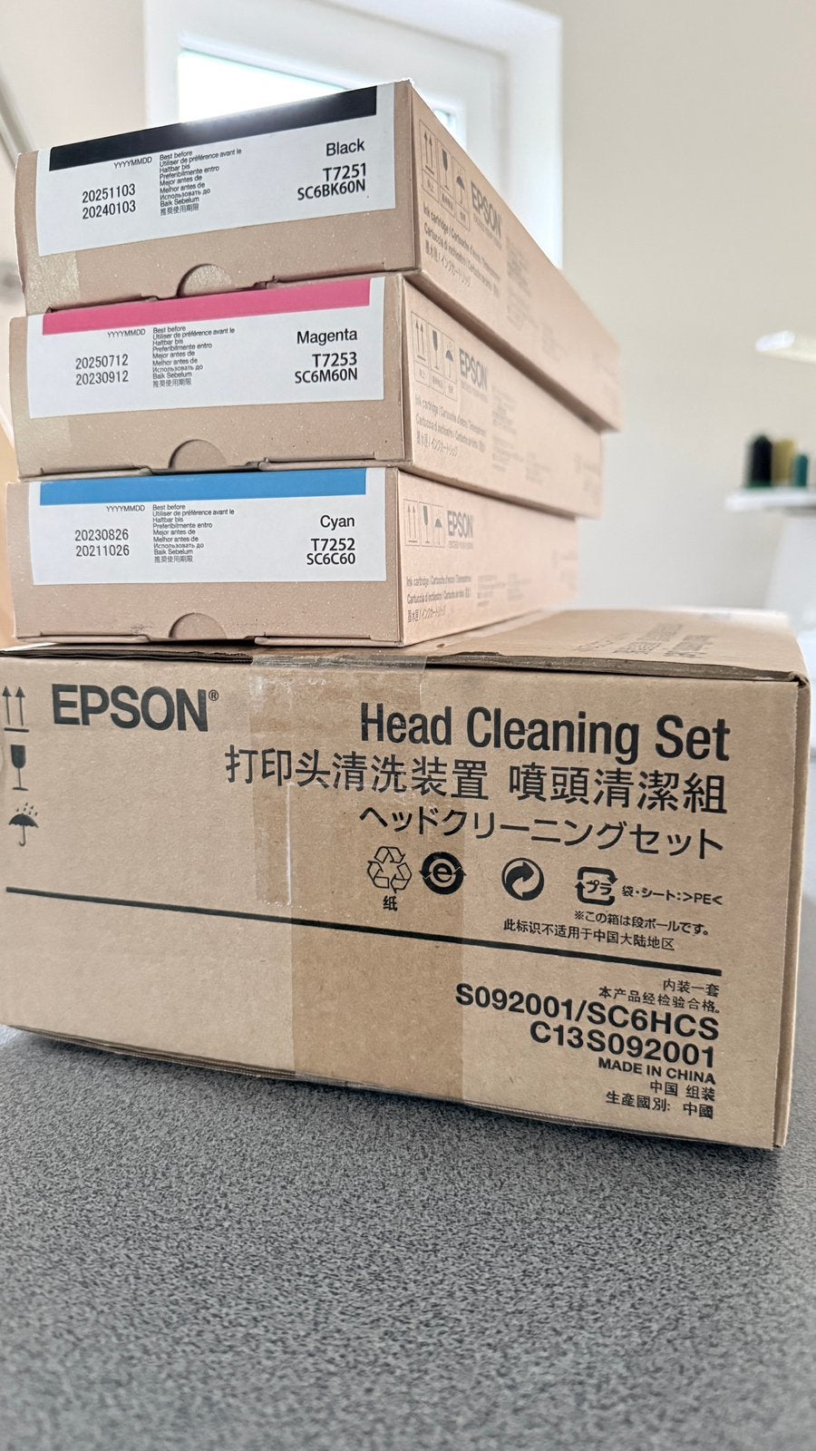Encres pour Epson SCF2100, Envoi, Utilisé, Autres technologies, Imprimante