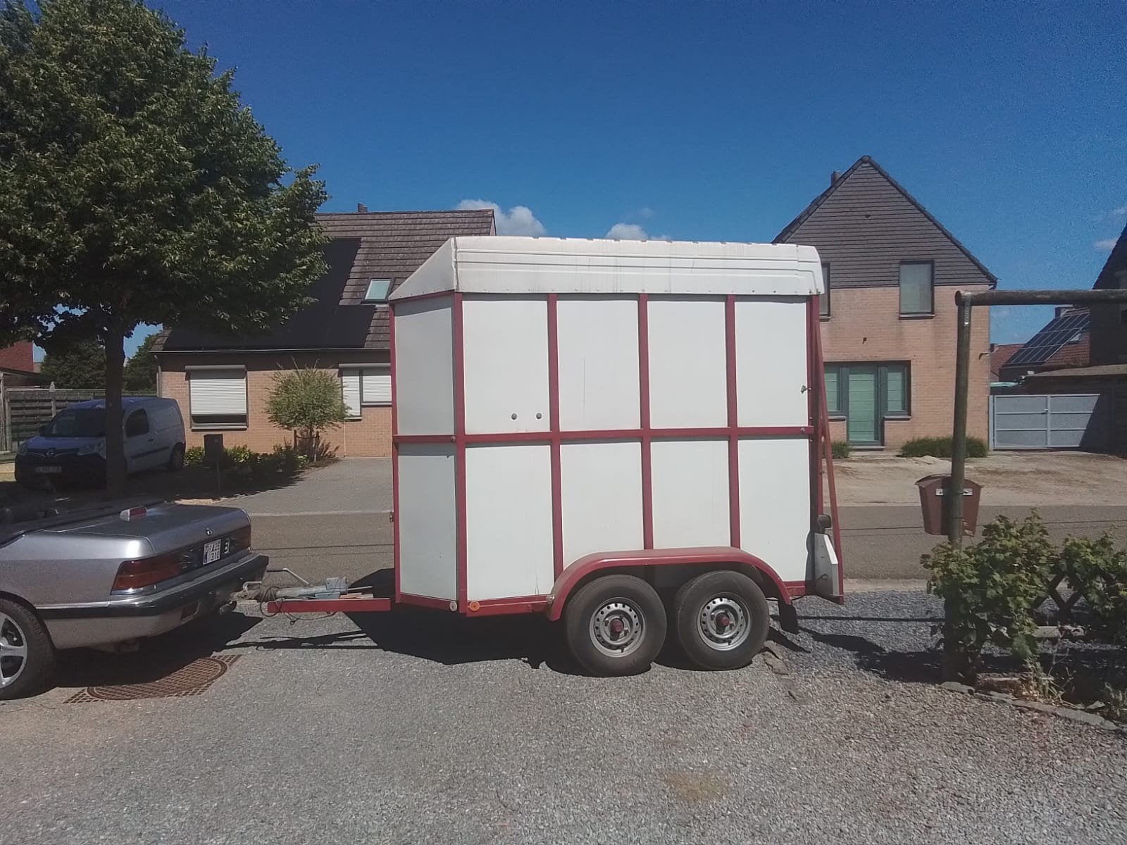paardentrailer, Ophalen