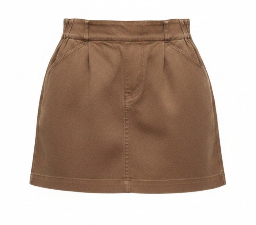 ZARA Basic Korte Rok Maat XS, Kleding | Dames, Rokken, Bruin, Ophalen of Verzenden, Zo goed als nieuw, Maat 34 (XS) of kleiner