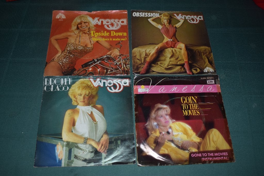 45t's uit de carrierre van de Nederlandse zangeres VANESSA, Ophalen of Verzenden, 7 inch, Pop