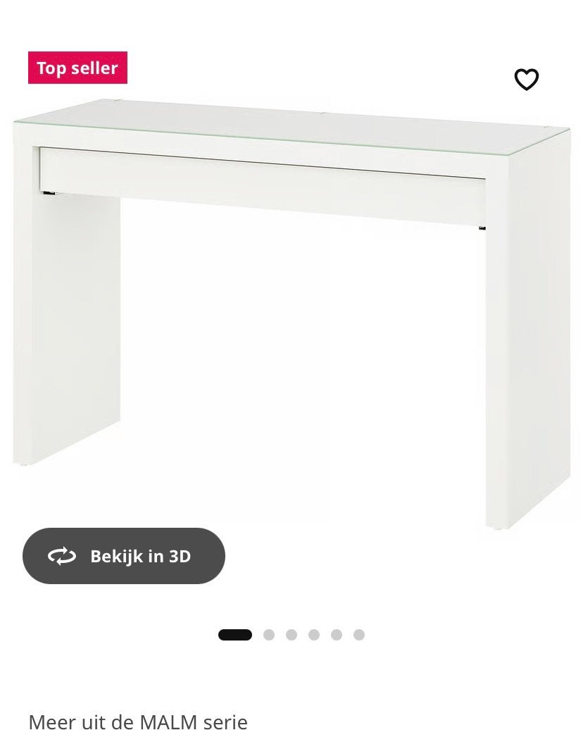 Ikea toilettafel, Ophalen of Verzenden, Zo goed als nieuw