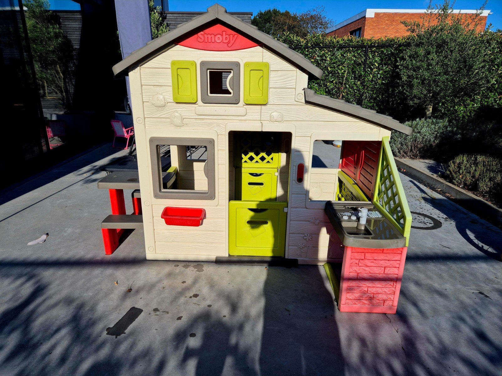 Smoby Speelhuisje, Ophalen